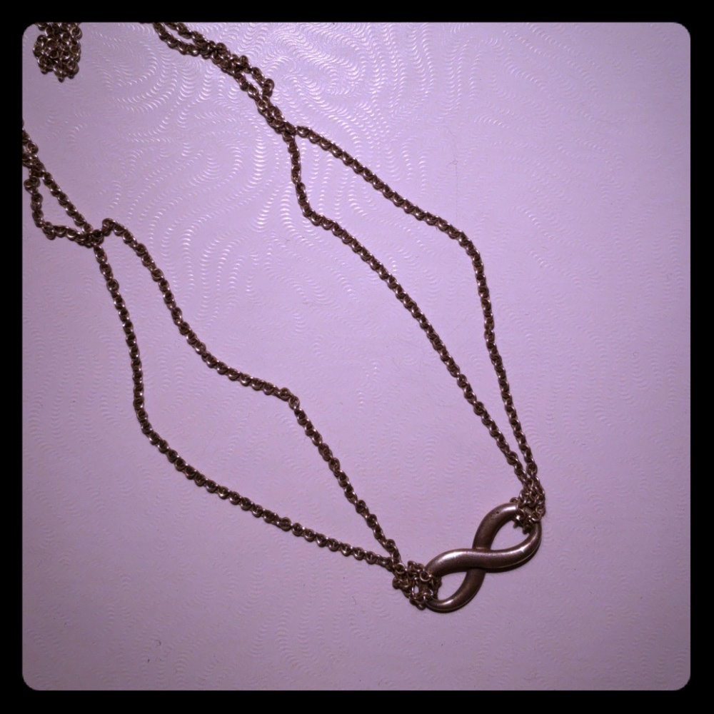 Tiffany & Co. Gold Infinity Necklace